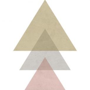 輸入壁紙 カスタム壁紙 PHOTOWALL / Triangles - Pink (e321196)