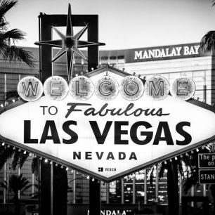 輸入壁紙 カスタム壁紙 PHOTOWALL / Black Nevada - Welcome to Las Vegas (e328644)