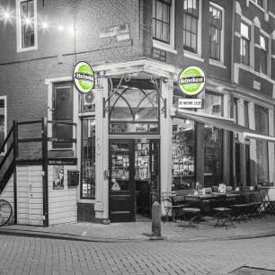 輸入壁紙 カスタム壁紙 PHOTOWALL / Street Cafe in Amsterdam (e333953)