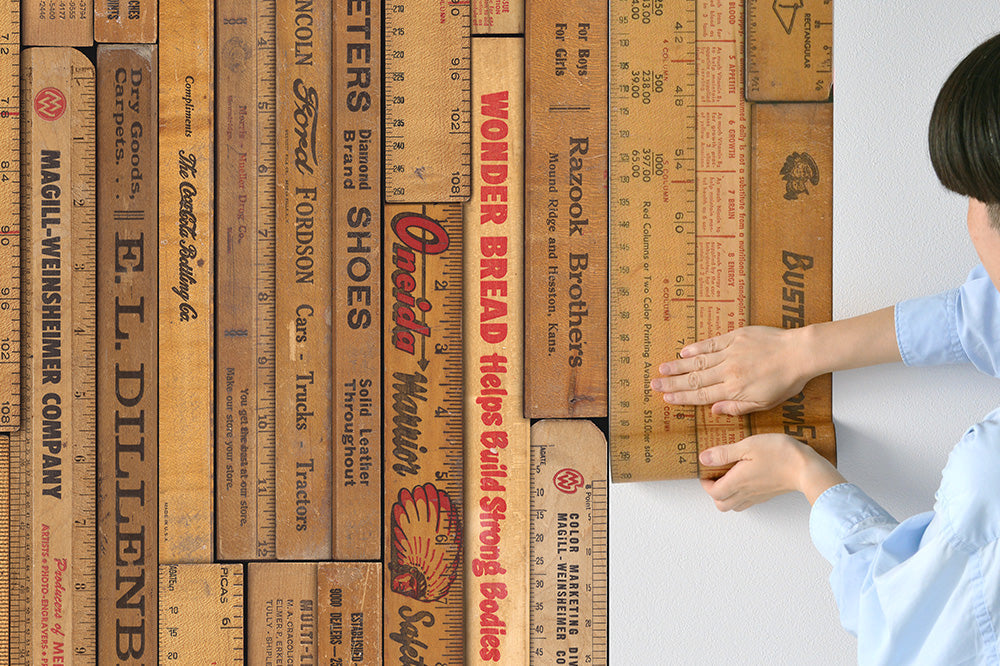 はがせるパッチワーク壁紙 Hattan