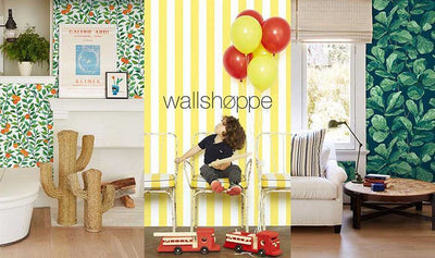 海外のポップなデザインが魅力！はがせるシール壁紙 wallshoppe（ウォールショップ）