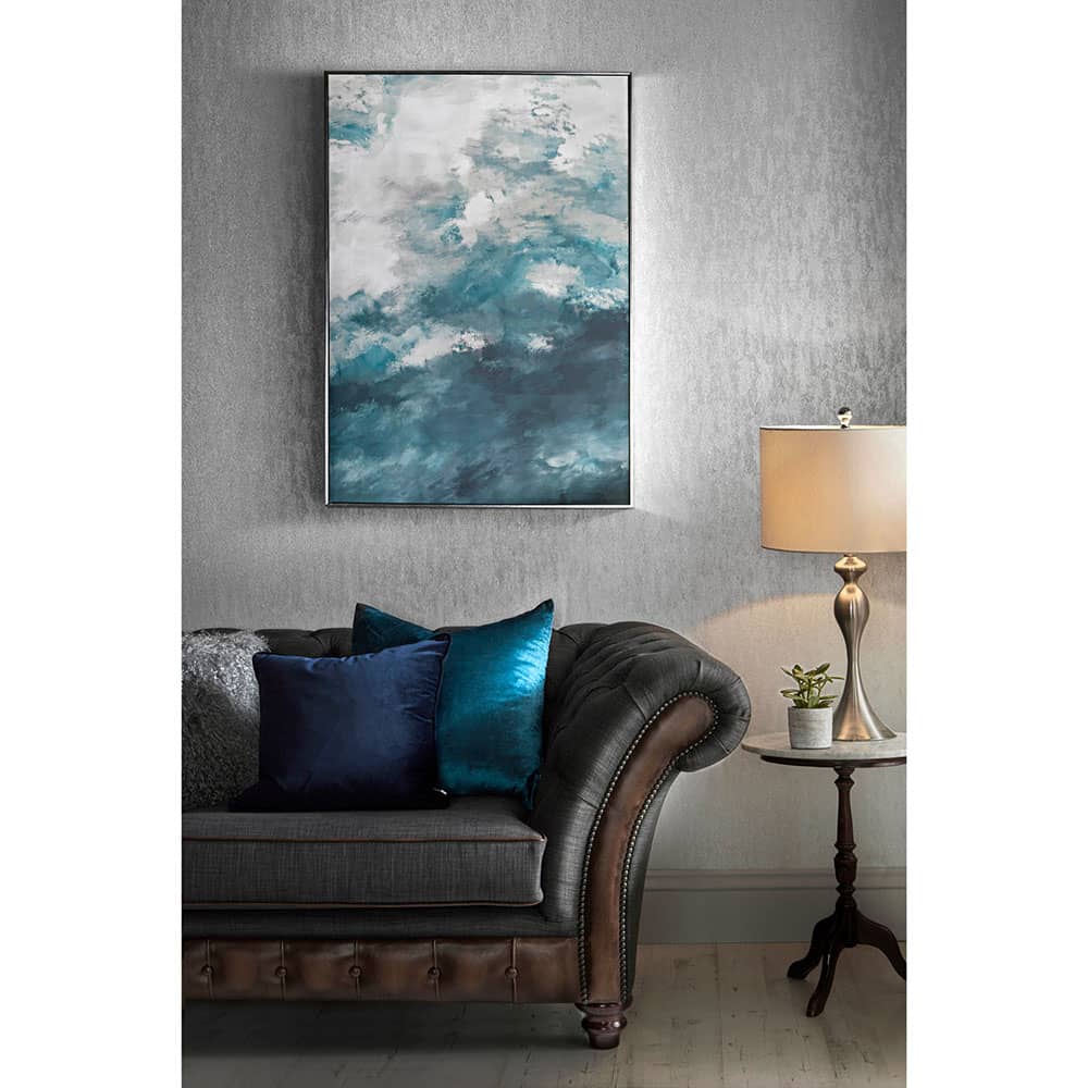 【切売】輸入壁紙 Graham & Brown(グラハム・アンド・ブラウン) / ZEN / Molten Silver 104954