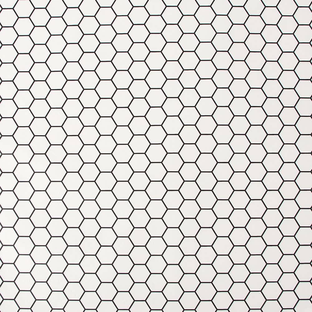 【切売】輸入壁紙 Graham & Brown(グラハム・アンド・ブラウン) / OASIS / HEXAGON LATTICE WHITE 112650