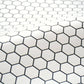 【切売】輸入壁紙 Graham & Brown(グラハム・アンド・ブラウン) / OASIS / HEXAGON LATTICE WHITE 112650