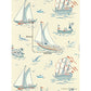 はがせる壁紙 Disney HOME x Sanderson / DONALD NAUTICAL / SEA SALT / 217282