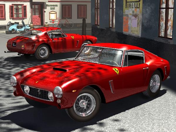 輸入壁紙 カスタム壁紙 PHOTOWALL / Ferrari 250 GT (e12070)