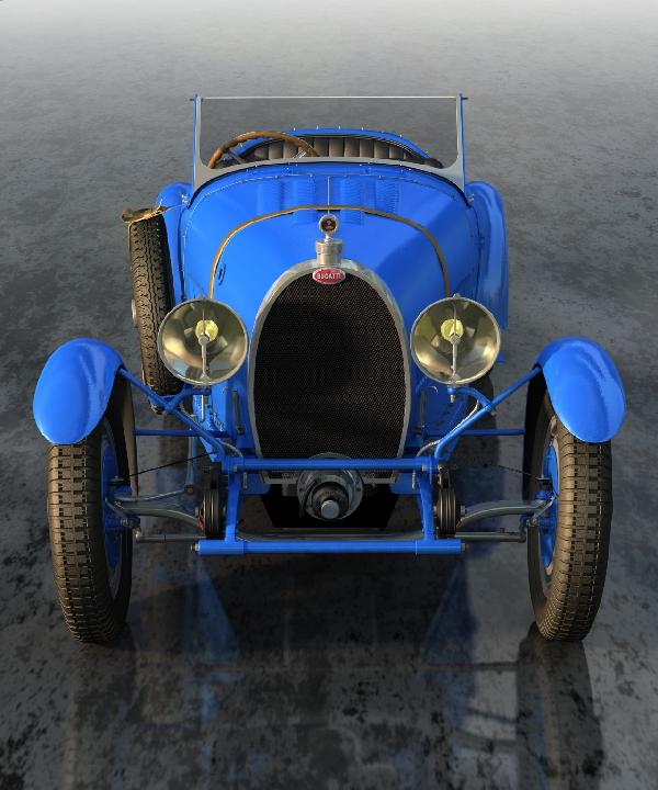 輸入壁紙 カスタム壁紙 PHOTOWALL / Bugatti Type 43 Front_1927 (e20921)