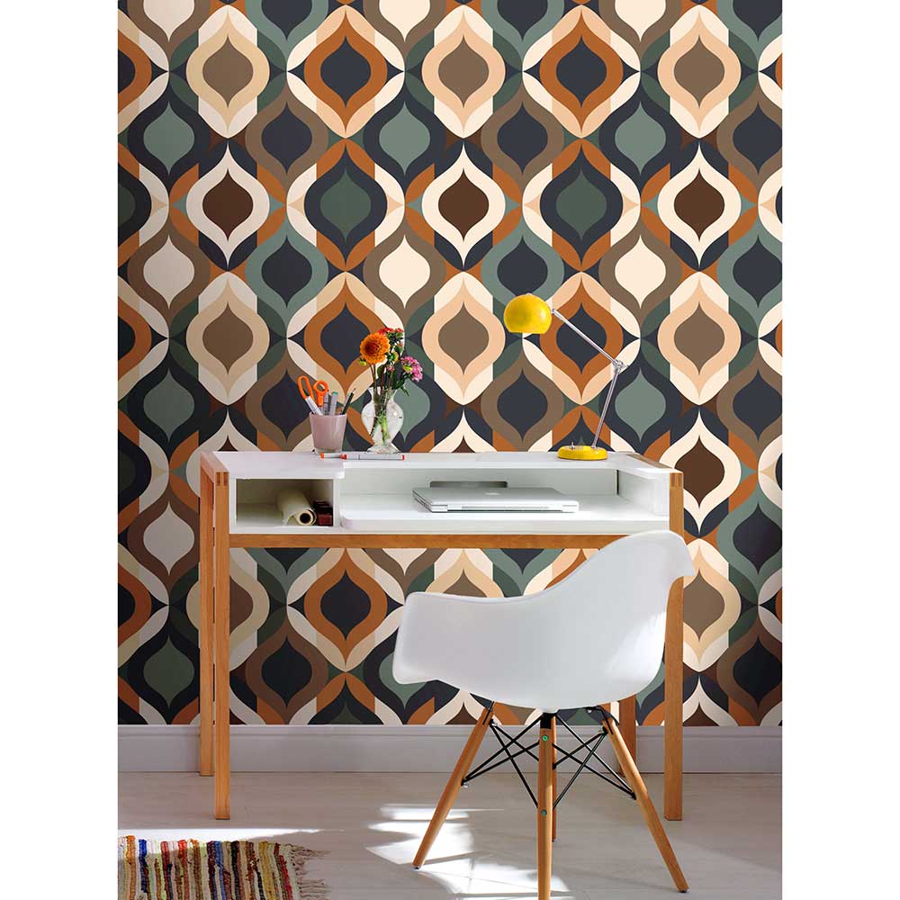 【切売】輸入壁紙 rasch ラッシュ / 463729 (Salsa)