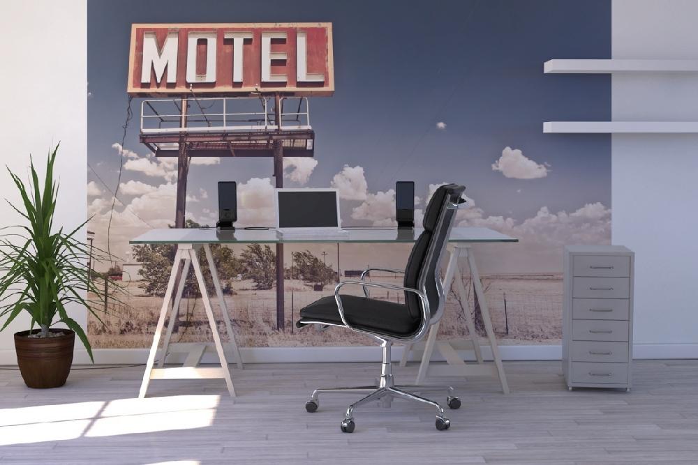 輸入壁紙 カスタム壁紙 PHOTOWALL / Old Motel Sign on Route 66 (e21128)