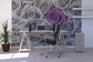 輸入壁紙 カスタム壁紙 PHOTOWALL / Roses - Purple and Grey (e21465)