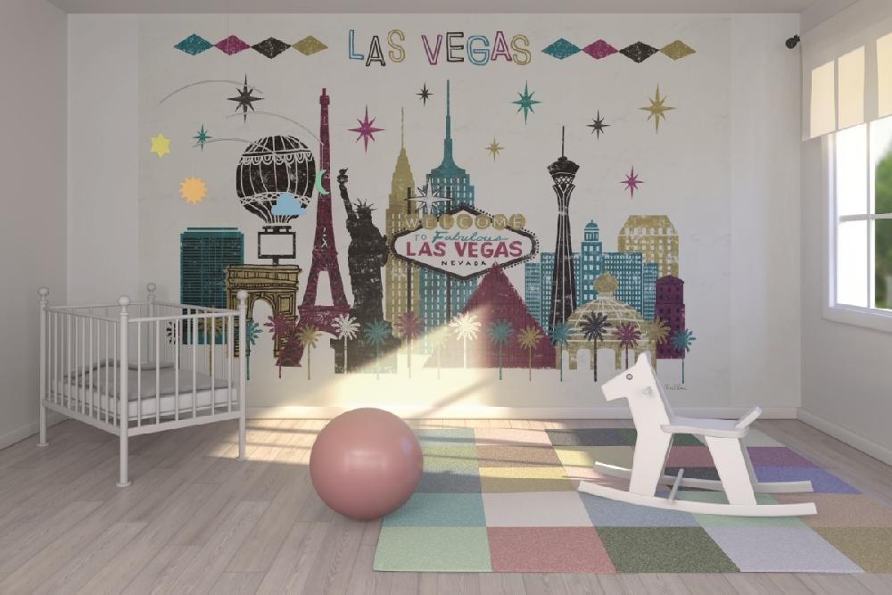 輸入壁紙 カスタム壁紙 PHOTOWALL / Vegas Skyline (e21556)