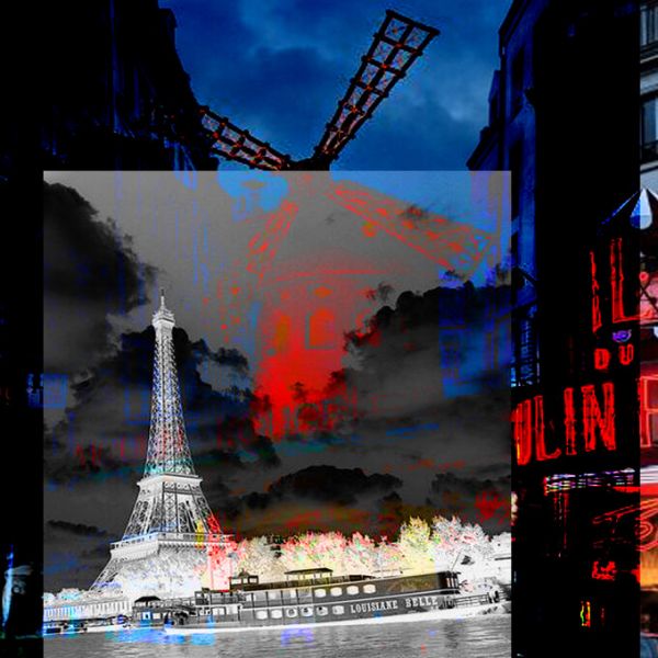 輸入壁紙 カスタム壁紙 PHOTOWALL / Paris Moulin Rouge (e22165)