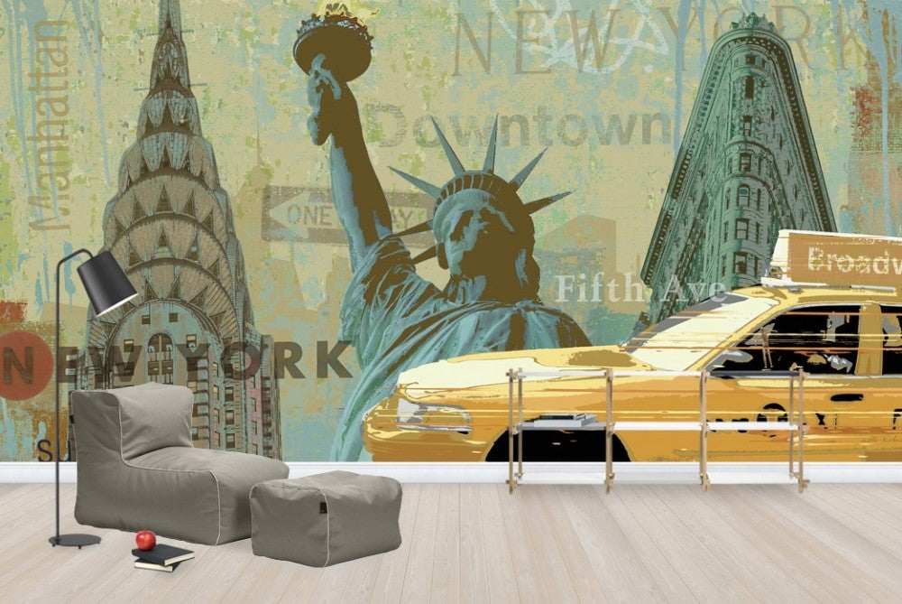 輸入壁紙 カスタム壁紙 PHOTOWALL / New York Weekend Collection (e22227)