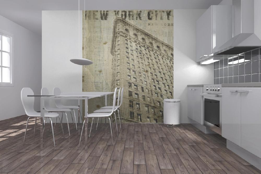 輸入壁紙 カスタム壁紙 PHOTOWALL / Vintage New York Flat Iron (e22275)