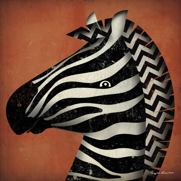 輸入壁紙 カスタム壁紙 PHOTOWALL / Ryan Fowler - Zebra (e22768)