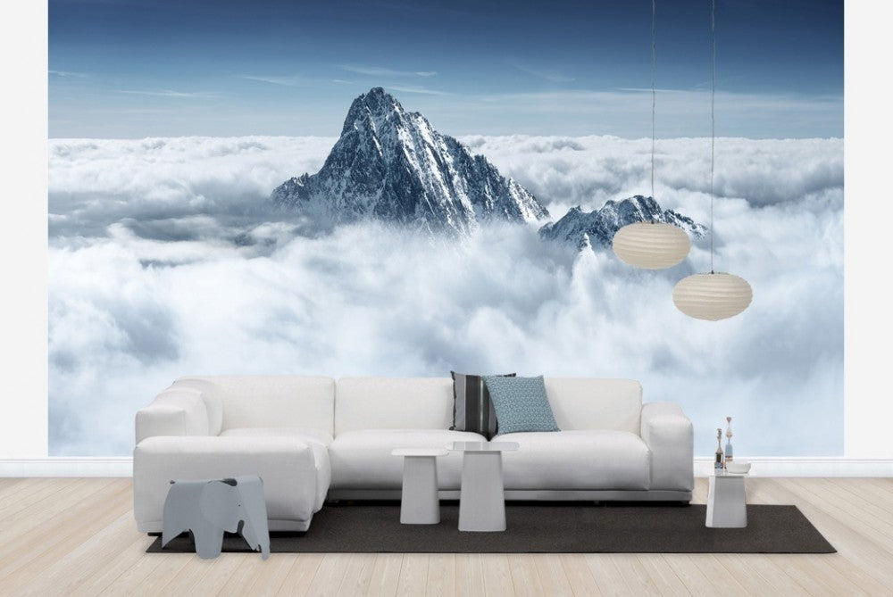 輸入壁紙 カスタム壁紙 PHOTOWALL / Alpine Mountain in the Clouds (e23162)