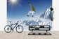 輸入壁紙 カスタム壁紙 PHOTOWALL / Skier in the high Mountains (e23192)