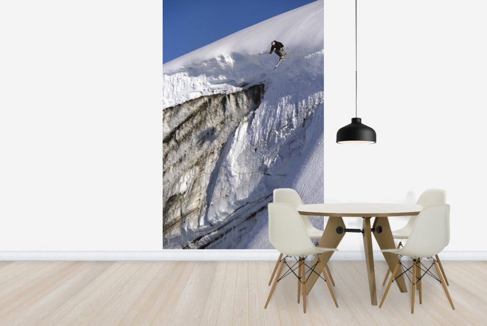 輸入壁紙 カスタム壁紙 PHOTOWALL / Skiing on the Apussuit Glacier (e23215)