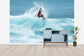 輸入壁紙 カスタム壁紙 PHOTOWALL / Surfer Carving Top of Wave (e23246)