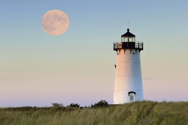 輸入壁紙 カスタム壁紙 PHOTOWALL / Moon Over Marthas Vineyard (e23372)