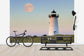 輸入壁紙 カスタム壁紙 PHOTOWALL / Moon Over Marthas Vineyard (e23372)