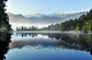 輸入壁紙 カスタム壁紙 PHOTOWALL / Reflection of Lake Matheson (e40094)