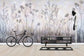 輸入壁紙 カスタム壁紙 PHOTOWALL / Wildflowers Lining the Trail -  Silver Lavender (e23755)