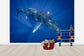 輸入壁紙 カスタム壁紙 PHOTOWALL / Majestic Humpback Whale (e23791)