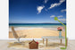 輸入壁紙 カスタム壁紙 PHOTOWALL / Blue Noon at the Beach (e23925)