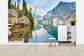 輸入壁紙 カスタム壁紙 PHOTOWALL / Mountain Lake with Mirror Reflection (e24033)