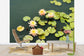 輸入壁紙 カスタム壁紙 PHOTOWALL / Pond with Pale Pink Water Lilys (e24105)