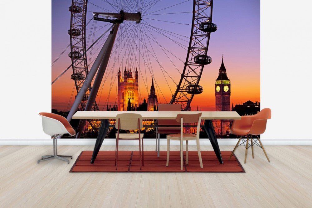 輸入壁紙 カスタム壁紙 PHOTOWALL / London Eye (e24487)