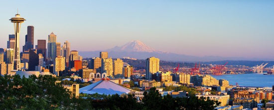 輸入壁紙 カスタム壁紙 PHOTOWALL / Seattle and Mount Rainier (e24525)