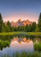 輸入壁紙 カスタム壁紙 PHOTOWALL / Dawn at Schwabacher's Landing (e24679)