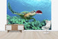 輸入壁紙 カスタム壁紙 PHOTOWALL / Sea Turtle in Coral (e24724)