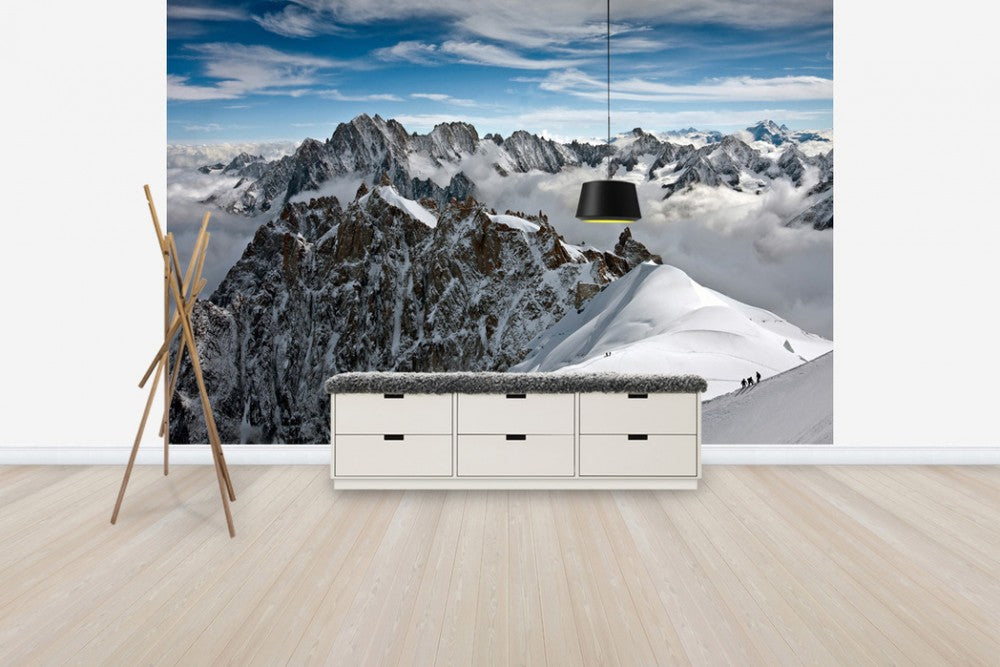 輸入壁紙 カスタム壁紙 PHOTOWALL / View of overlooking Alps (e29413)