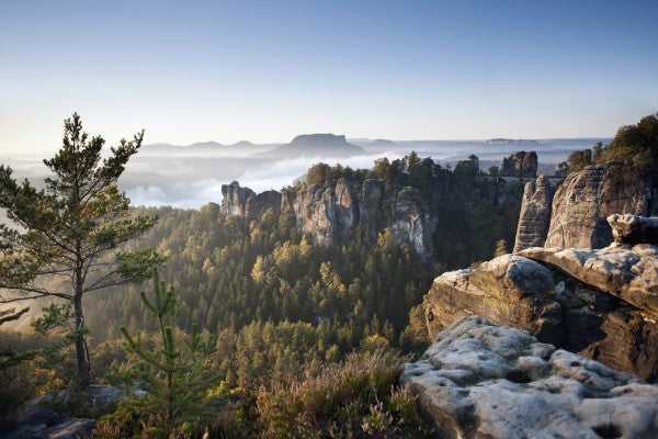 輸入壁紙 カスタム壁紙 PHOTOWALL / Morning at the Bastei (e40269)