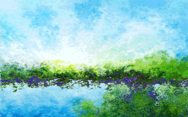 輸入壁紙 カスタム壁紙 PHOTOWALL / Abstract Lake Landscape (e24993)