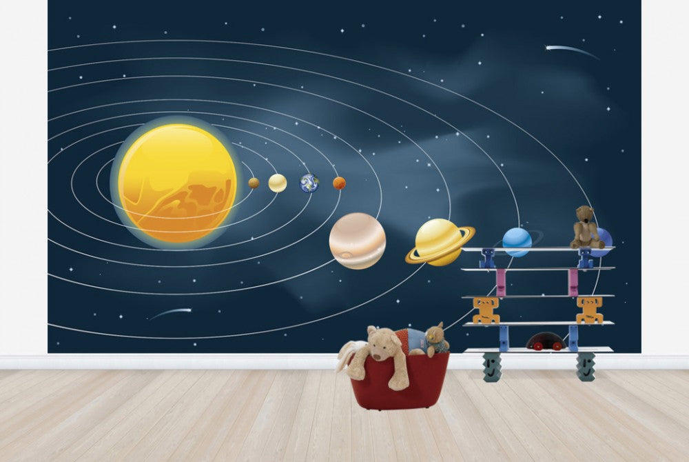 輸入壁紙 カスタム壁紙 PHOTOWALL / Earths Solar System (e25587)