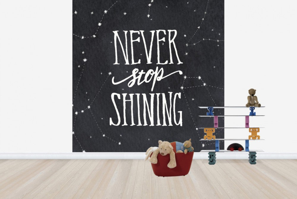 輸入壁紙 カスタム壁紙 PHOTOWALL / Never Stop Shining (e25613)