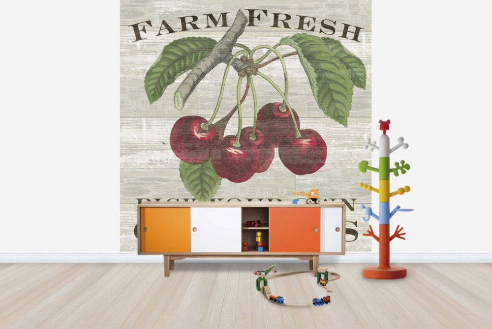 輸入壁紙 カスタム壁紙 PHOTOWALL / Farm Fresh Cherries (e25640)