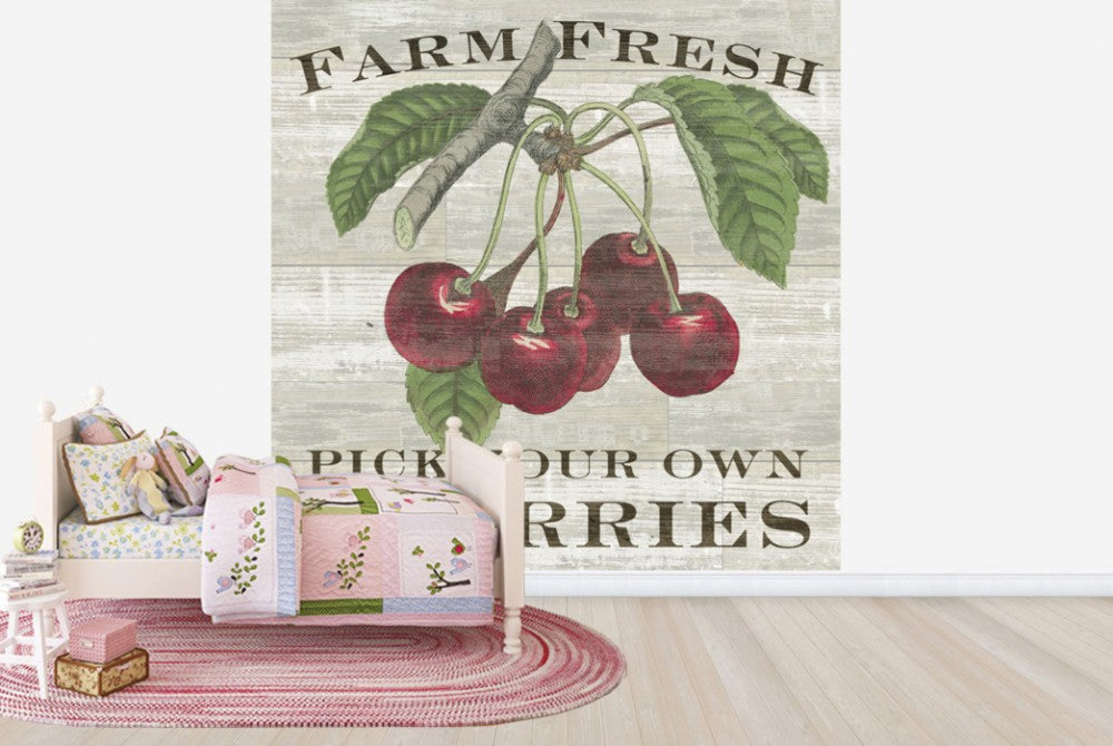 輸入壁紙 カスタム壁紙 PHOTOWALL / Farm Fresh Cherries (e25640)