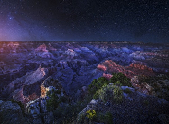 輸入壁紙 カスタム壁紙 PHOTOWALL / Grand Canyon Night (e29641)