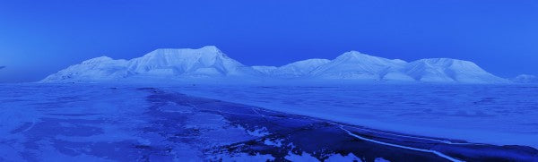 輸入壁紙 カスタム壁紙 PHOTOWALL / Spitsbergen in Blue Light, Svalbard (e29930)