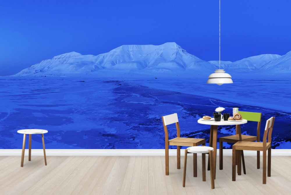 輸入壁紙 カスタム壁紙 PHOTOWALL / Spitsbergen in Blue Light, Svalbard (e29930)