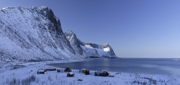 輸入壁紙 カスタム壁紙 PHOTOWALL / Fishing Village in Senja, Norway (e29936)