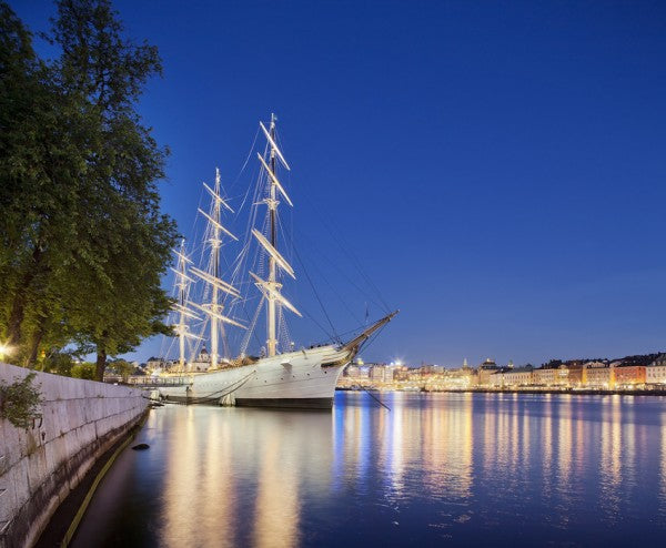 輸入壁紙 カスタム壁紙 PHOTOWALL / HMS af Chapman Outside Skeppsholmen, Stockholm (e29966)