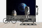 輸入壁紙 カスタム壁紙 PHOTOWALL / Astronaut on the Moon 2 (e25839)