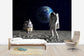 輸入壁紙 カスタム壁紙 PHOTOWALL / Astronaut on the Moon 2 (e25839)