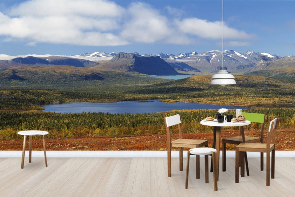 輸入壁紙 カスタム壁紙 PHOTOWALL / Autumn in Sarek National Park, Sweden (e40429)